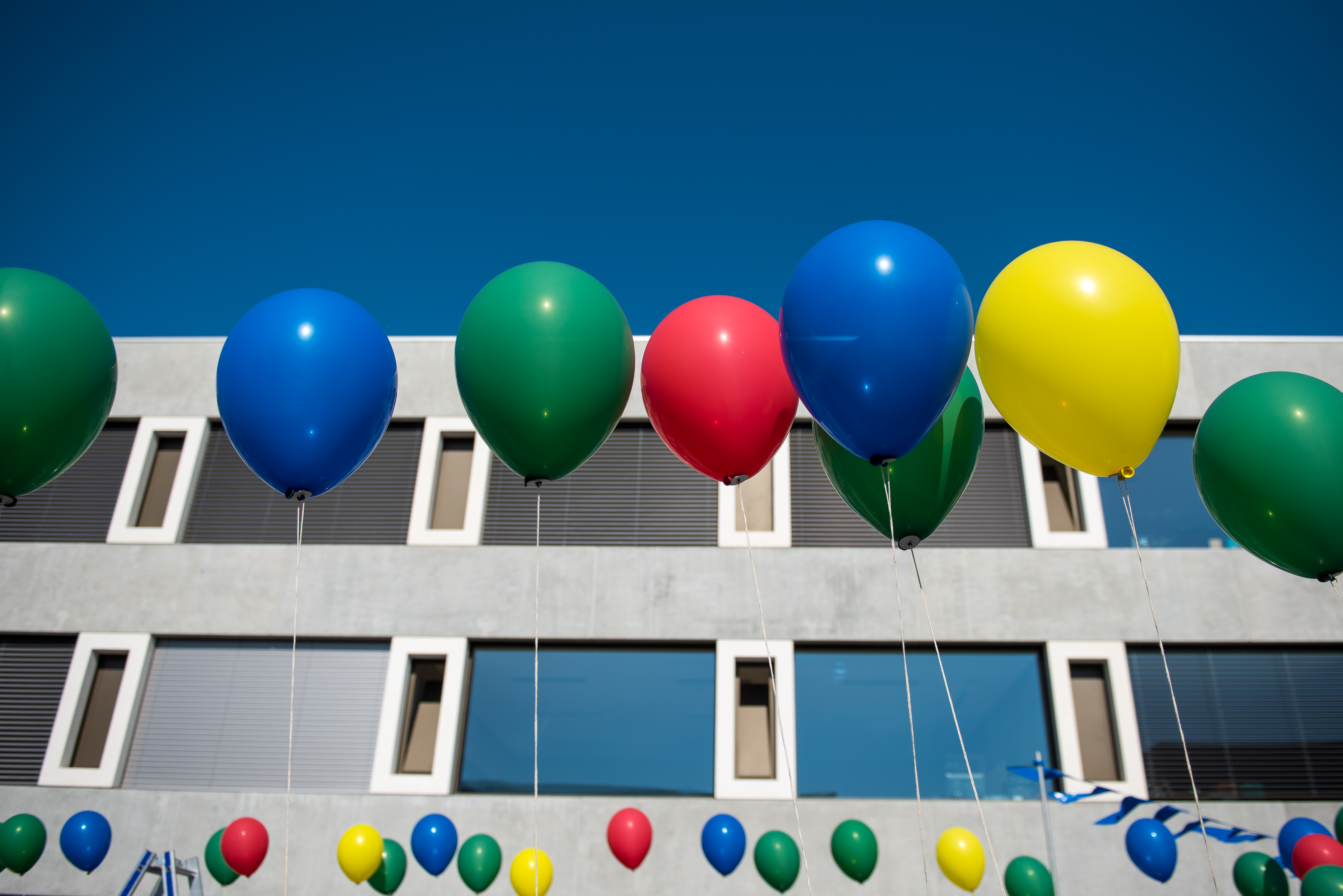 ballons dans le ciel