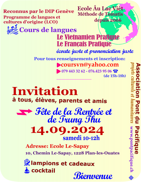 rentrée ecole vietnamien